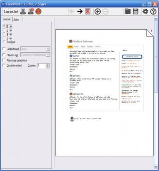 скриншот FinePrint
