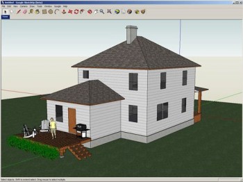 скриншот Google SketchUp