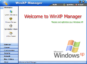 скриншот WinXP Manager