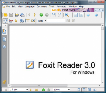 скриншот Foxit PDF Reader