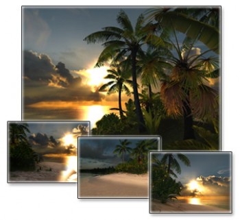 скриншот Lagoon 3D Screensaver