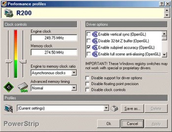 скриншот PowerStrip