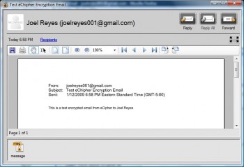 скриншот eCipher