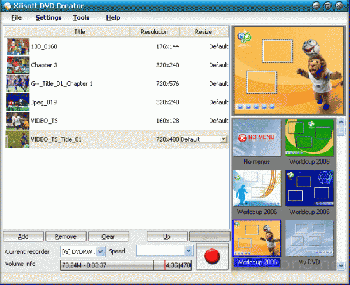 скриншот Xilisoft DVD Creator