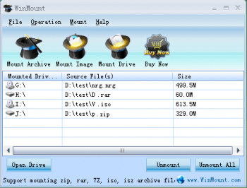 скриншот WinMount