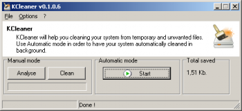 скриншот KCleaner