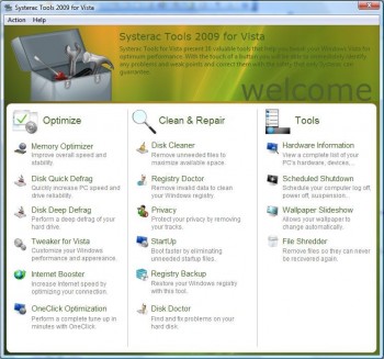 скриншот Systerac Tools 