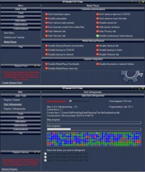 скриншот DTweak Free