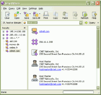 скриншот SmartWhois