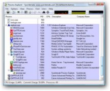 скриншот Sysinternals Suite