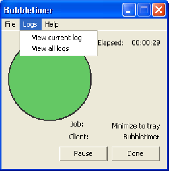 скриншот Bubbletimer
