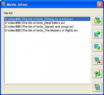 скриншот Movie Joiner 