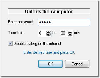 скриншот Time Lock