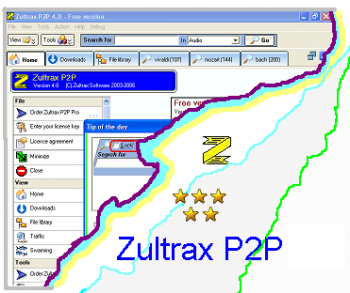 скриншот Zultrax P2P
