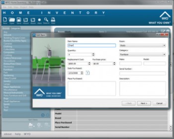 скриншот What You Own Home Inventory