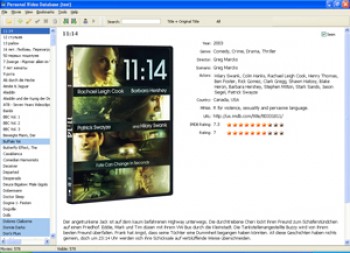 скриншот Personal Video Database