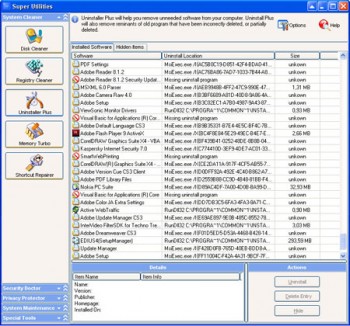 скриншот Super Utilities Professional