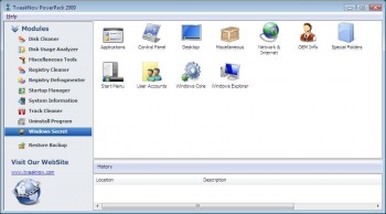 скриншот TweakNow PowerPack 2009