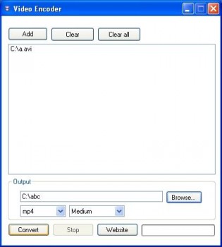 скриншот VideoEncoder