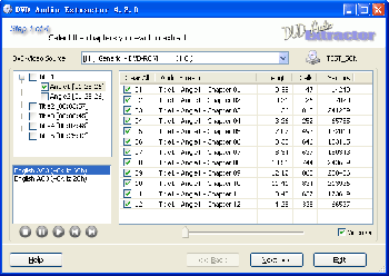 скриншот DVD Audio Extractor