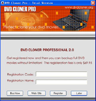 скриншот DVD Cloner Pro