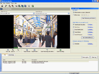 скриншот WebCam Monitor