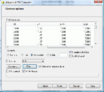 скриншот Advanced CSV Converter