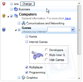 скриншот IntegralUI TreeView