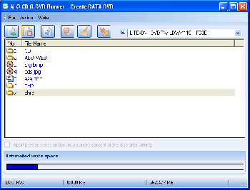 скриншот ALO CD & DVD Burner