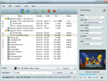 скриншот 4Media HD Video Converter
