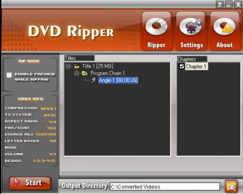 скриншот DVD Rip N\' Burn