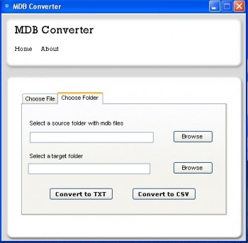 скриншот MDB Converter