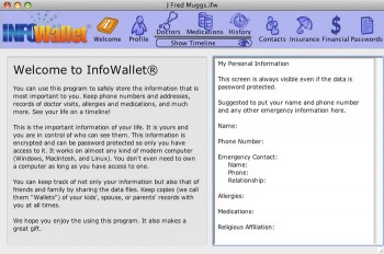 скриншот InfoWallet