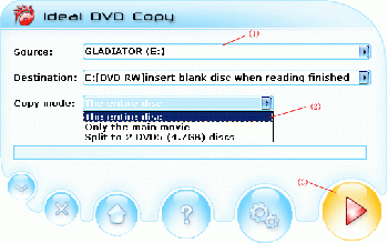 скриншот Ideal DVD Copy 