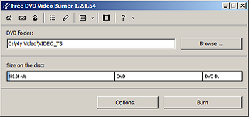 скриншот Free DVD Video Burner