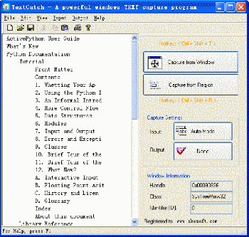 скриншот TextCatch