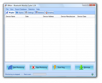 скриншот BMon-Bluetooth Monitor Suite