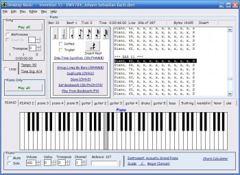 скриншот Desktop Music Version 