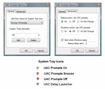 скриншот UAC Snooze