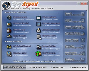 скриншот Spytech SpyAgent Pro