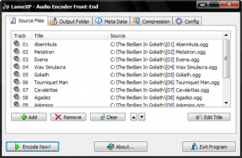 скриншот LameXP