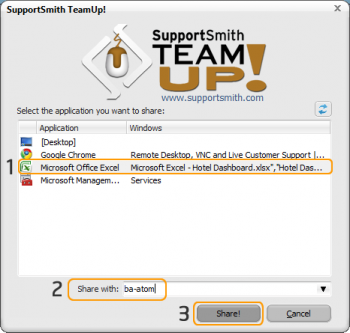 скриншот SupportSmith TeamUp! Lite