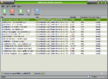 скриншот Audio Music Batch Converter