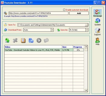 скриншот Google Video Downloader