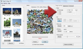 скриншот Shape Collage