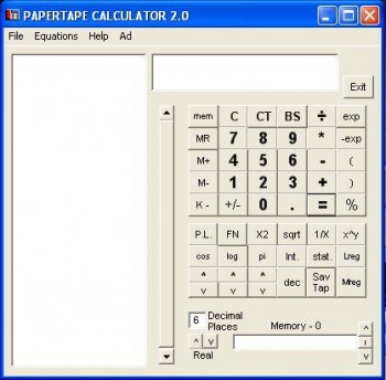 скриншот xPapertape Calculator 