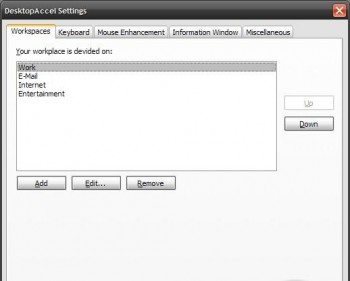 скриншот DesktopAccel