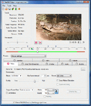 скриншот SWiSH Video3
