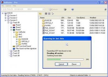 скриншот IsoBuster