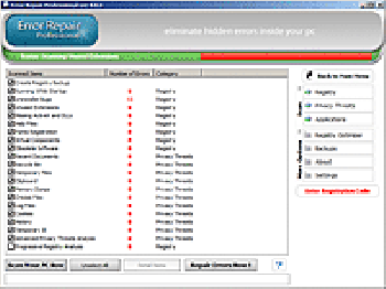 скриншот Error Repair Professional